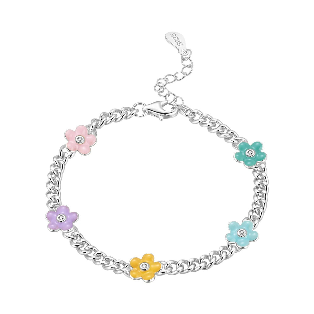 Cute And Colorful Flower Bracelet